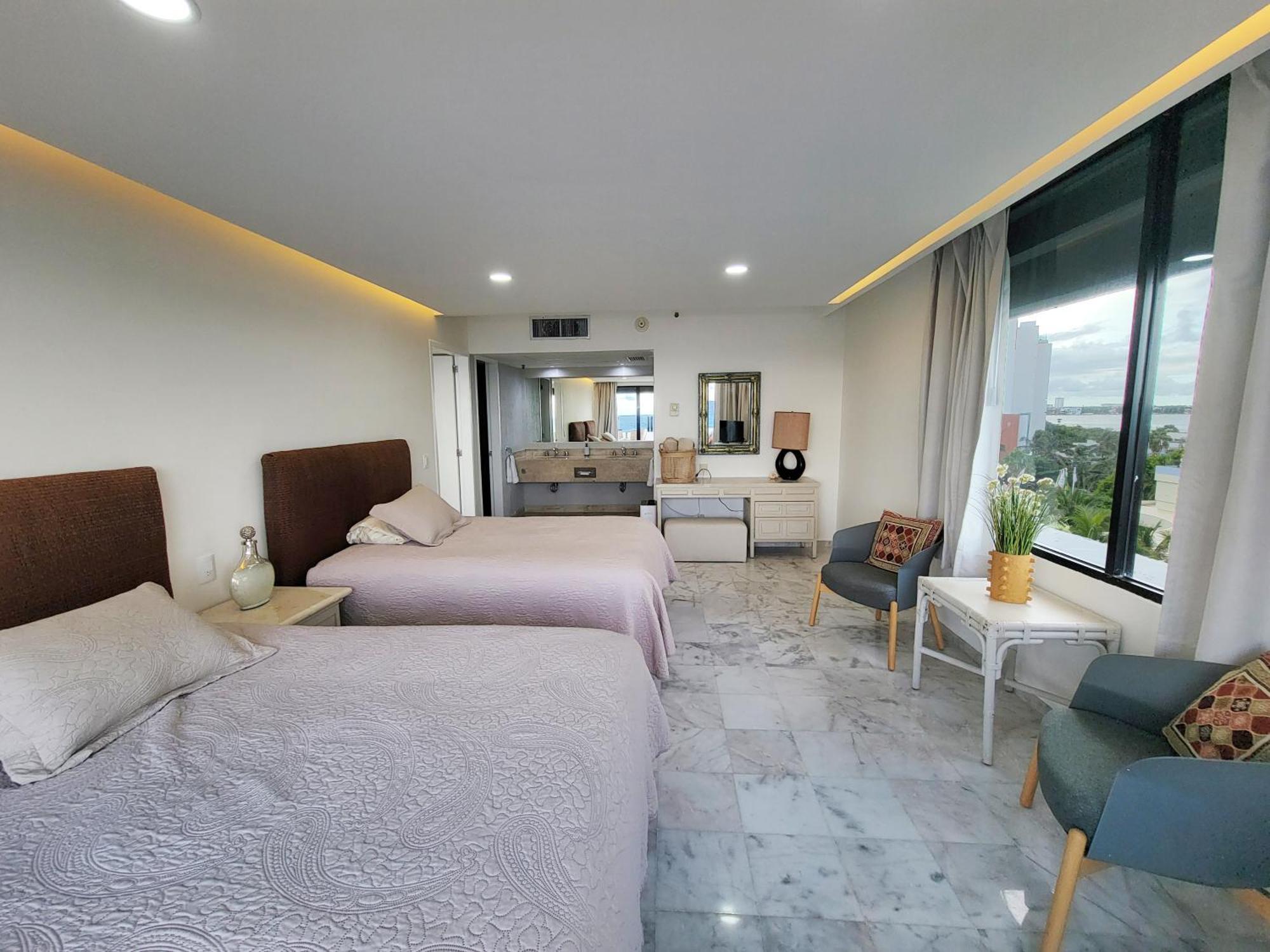 Beachfront Getaway Condo Cancún Exteriér fotografie