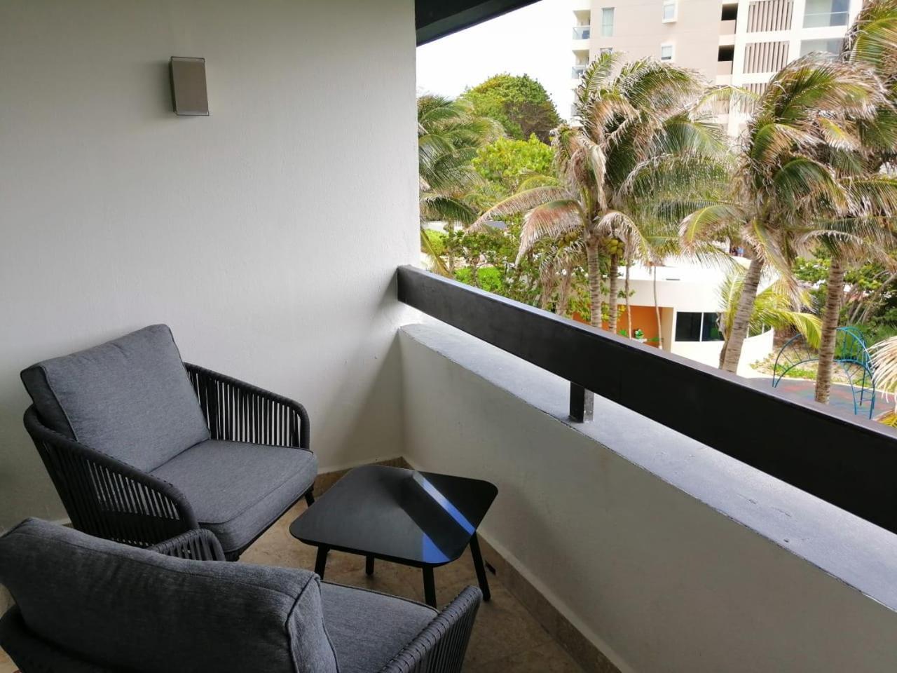 Beachfront Getaway Condo Cancún Pokoj fotografie